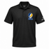 Pace Stealie Premium Unisex Polo — Design: Pace University — Black
