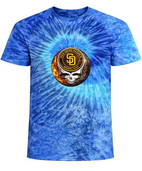 San Diego Padres Crystal Stealie Stealie Tie-Dye T-Shirt
