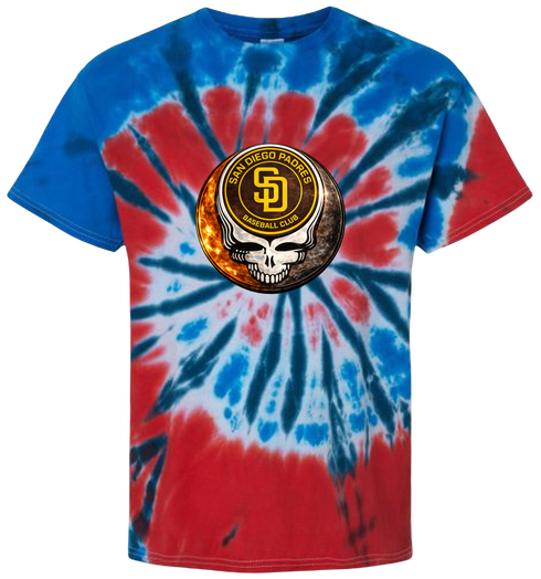 San Diego Padres Crystal Stealie Stealie Tie-Dye T-Shirt