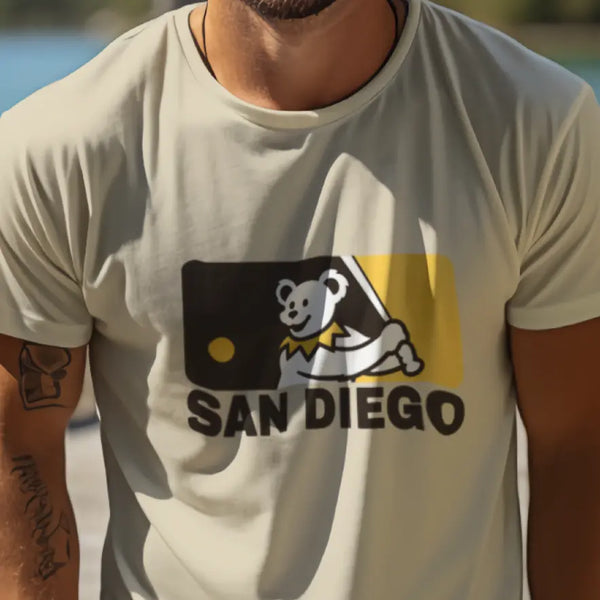 Grateful Dead - San Diego Padres MLB Logo T-Shirt - StealieShop