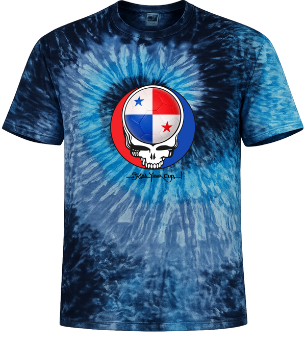 Panama FIFA World Cup Stealie Tie-Dye T-Shirt