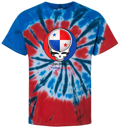Panama FIFA World Cup Stealie Tie-Dye T-Shirt