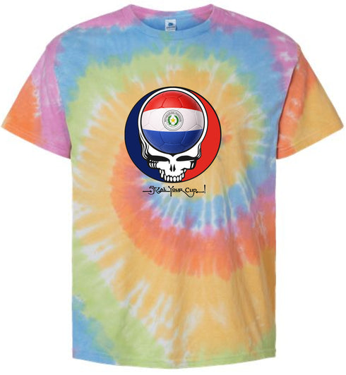 Paraguay FIFA World Cup Stealie Tie-Dye T-Shirt