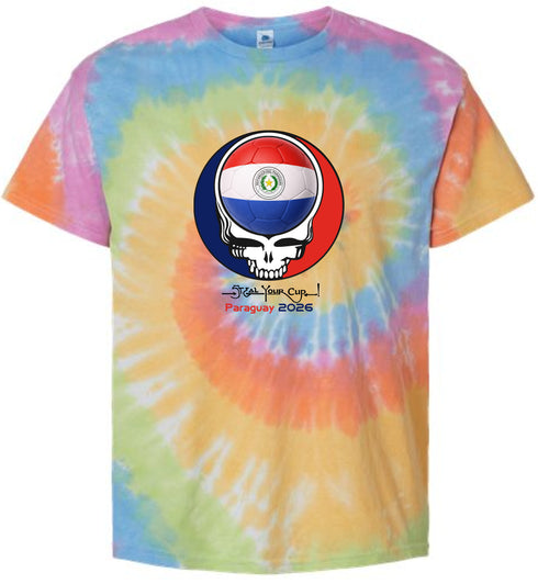 Paraguay FIFA World Cup Stealie Tie-Dye T-Shirt
