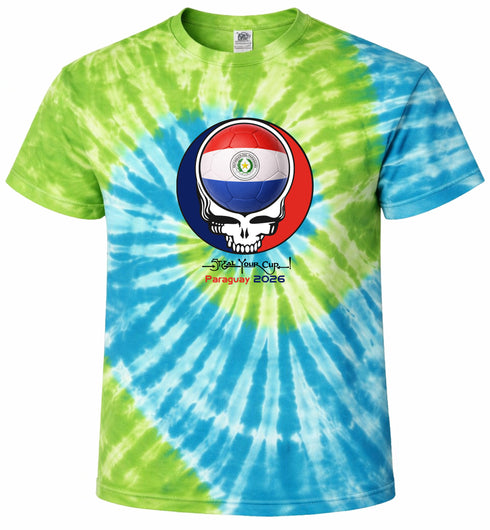 Paraguay FIFA World Cup Stealie Tie-Dye T-Shirt