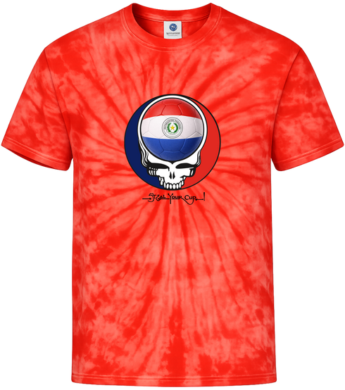 Paraguay FIFA World Cup Stealie Tie-Dye T-Shirt
