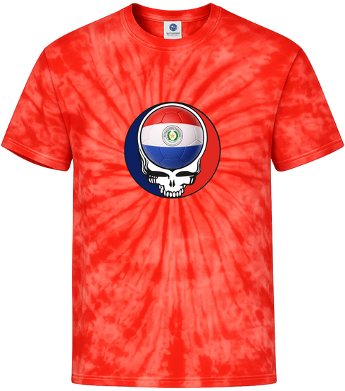Paraguay FIFA World Cup Stealie Tie-Dye T-Shirt