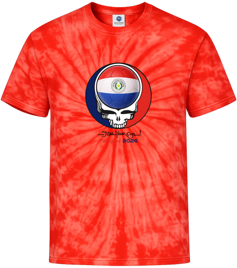 Paraguay FIFA World Cup Stealie Tie-Dye T-Shirt