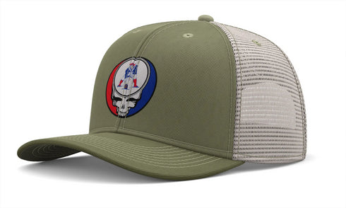 Grateful Dead - Pat The Patriot Stealie Trucker Cap - StealieShop