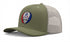 Grateful Dead - Pat The Patriot Stealie Trucker Cap - StealieShop