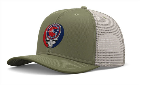 Grateful Dead - New England Patriots Stealie Trucker Cap - StealieShop