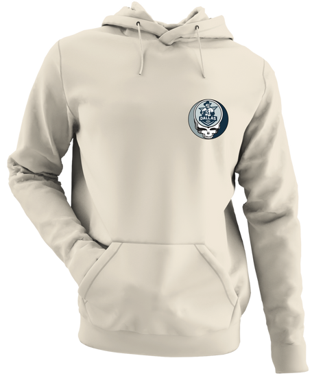 Dallas Football - Premium Grateful Dead Left Chest Hoodie - Sand - 3