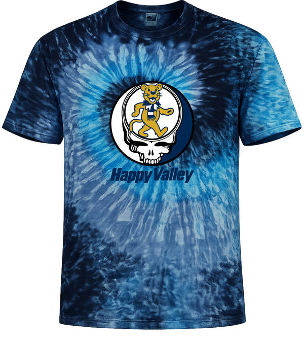 Penn State University Dancing Lion Stealie Tie-Dye T-Shirt
