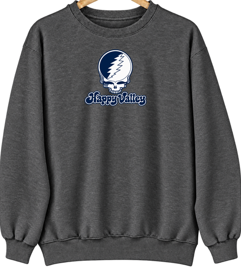 State Stealie Premium Unisex Crewneck — Design: Penn State — Dark Heather