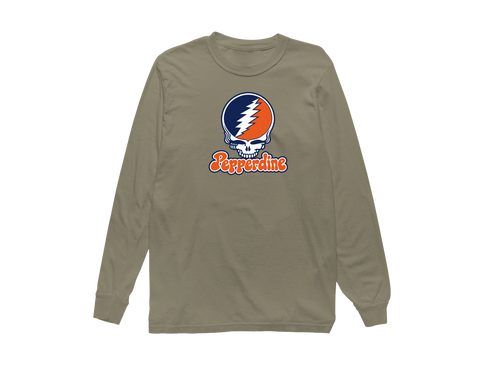 Pepperdine Stealie Premium Unisex Long-Sleeve — Design: Pepperdine University — Sandstone