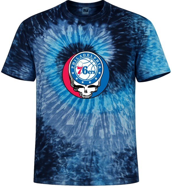 Philadelphia 76ers Stealie Tie-Dye T-Shirt