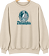 Philadelphia Helmet Stealie Premium Unisex Crewneck — Philadelphia Eagles — Sand