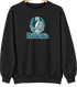Philadelphia Helmet Stealie Premium Unisex Crewneck — Philadelphia Eagles — Black