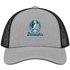 Philadelphia Helmet Stealie Premium Unisex Trucker Cap — Philadelphia Eagles — Heather Grey/Black