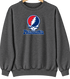 Philadelphia Baseball Stealie Grateful Dead Crewneck — Philadelphia Phillies — Dark Heather