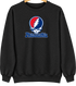 Philadelphia Baseball Stealie Grateful Dead Crewneck — Philadelphia Phillies — Black