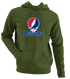 Philadelphia Baseball Stealie Grateful Dead Hoodie — Philadelphia Phillies — Military Green