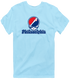 Philadelphia Baseball Stealie Grateful Dead T-Shirt — Philadelphia Phillies — Light Blue