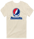 Philadelphia Baseball Stealie Grateful Dead T-Shirt — Philadelphia Phillies — Sand