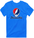 Philadelphia Baseball Stealie Grateful Dead T-Shirt — Philadelphia Phillies — Royal