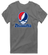 Philadelphia Baseball Stealie Grateful Dead T-Shirt — Philadelphia Phillies — Charcoal