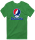 Philadelphia Baseball Stealie Grateful Dead T-Shirt — Philadelphia Phillies — Irish Green