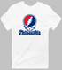 Philadelphia Baseball Stealie Grateful Dead T-Shirt — Philadelphia Phillies — White