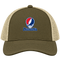 Philadelphia Baseball Stealie Grateful Dead Trucker Cap — Philadelphia Phillies — Moss/Khaki