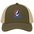 Philadelphia Baseball Stealie Grateful Dead Trucker Cap — Philadelphia Phillies — Moss/Khaki