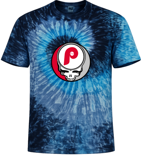 Philadelphia Phillies Stealie Tie-Dye T-Shirt