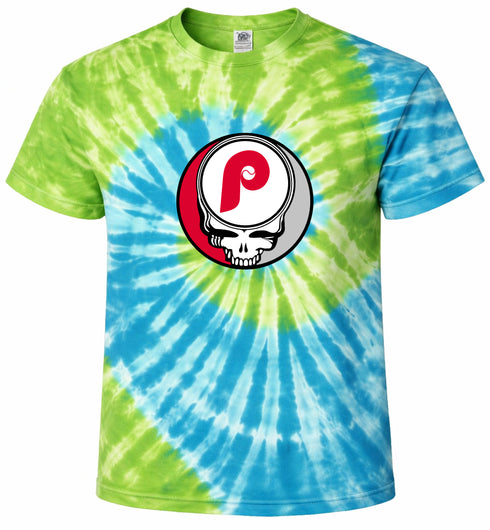 Philadelphia Phillies Stealie Tie-Dye T-Shirt