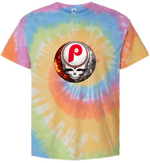 Phillies Crystal Stealie Stealie Tie-Dye T-Shirt