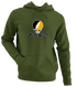 Pine Bluff Stealie Premium Unisex Hoodie — Design: Arkansas at Pine Bluff University of — Military Green