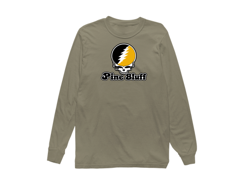 Pine Bluff Stealie Premium Unisex Long-Sleeve — Design: Arkansas at Pine Bluff University of — Sandstone