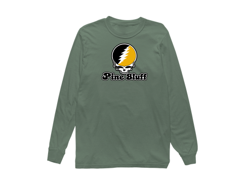 Pine Bluff Stealie Premium Unisex Long-Sleeve — Design: Arkansas at Pine Bluff University of — Light Green