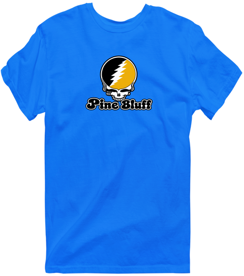 Pine Bluff Stealie Premium Unisex T-Shirt — Design: Arkansas at Pine Bluff University of — Royal