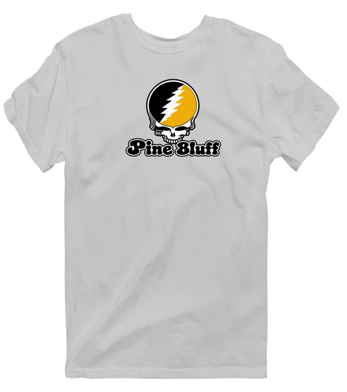 Pine Bluff Stealie Premium Unisex T-Shirt — Design: Arkansas at Pine Bluff University of — Sport Grey