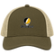 Pine Bluff Stealie Premium Unisex Trucker Cap — Design: Arkansas at Pine Bluff University of — Moss/Khaki