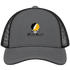 Pine Bluff Stealie Premium Unisex Trucker Cap — Design: Arkansas at Pine Bluff University of — Charcoal/Black