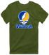 Pittsburgh Stealie Premium Unisex T-Shirt — Design: Pittsburgh University of — Military Green