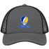Pittsburgh Stealie Premium Unisex Trucker Cap — Design: Pittsburgh University of — Charcoal/Black