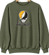 Pittsburgh Baseball Stealie Grateful Dead Crewneck — Pittsburgh Pirates — Military Green