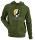 Pittsburgh Baseball Stealie Grateful Dead Hoodie — Pittsburgh Pirates — Military Green