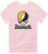 Pittsburgh Baseball Stealie Grateful Dead T-Shirt — Pittsburgh Pirates — Light Pink