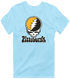 Pittsburgh Baseball Stealie Grateful Dead T-Shirt — Pittsburgh Pirates — Light Blue